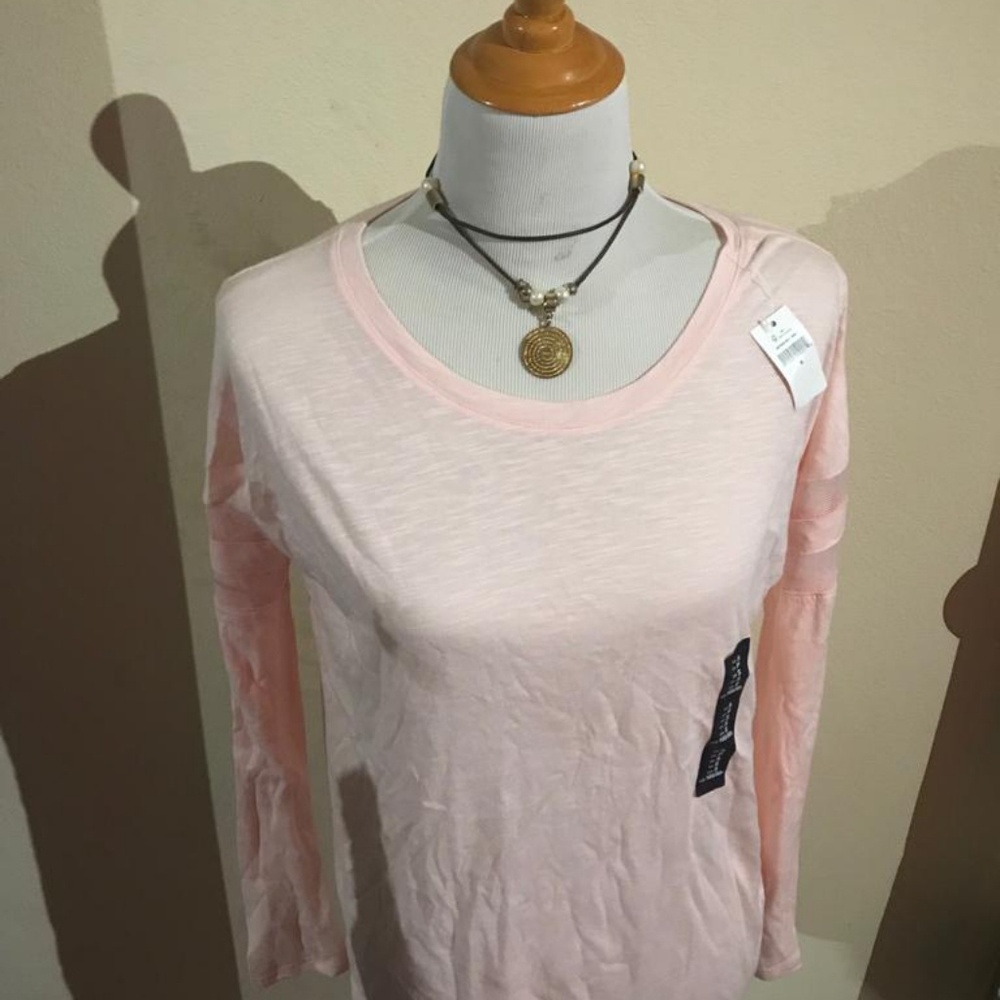 NWT Baby Pink Gap Long Sleeve Shirt